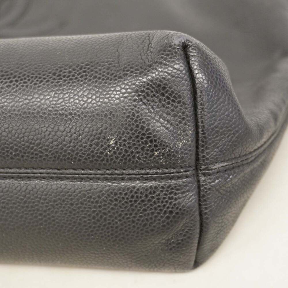 CHANEL Black Caviar Leather Tote Bag - Picture 9 of 12